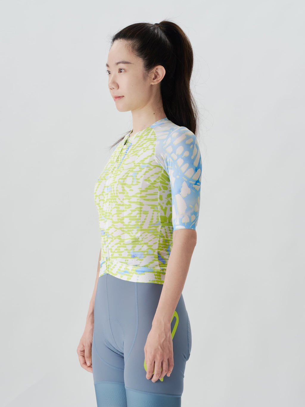Women GT Jersey - Green/Blue